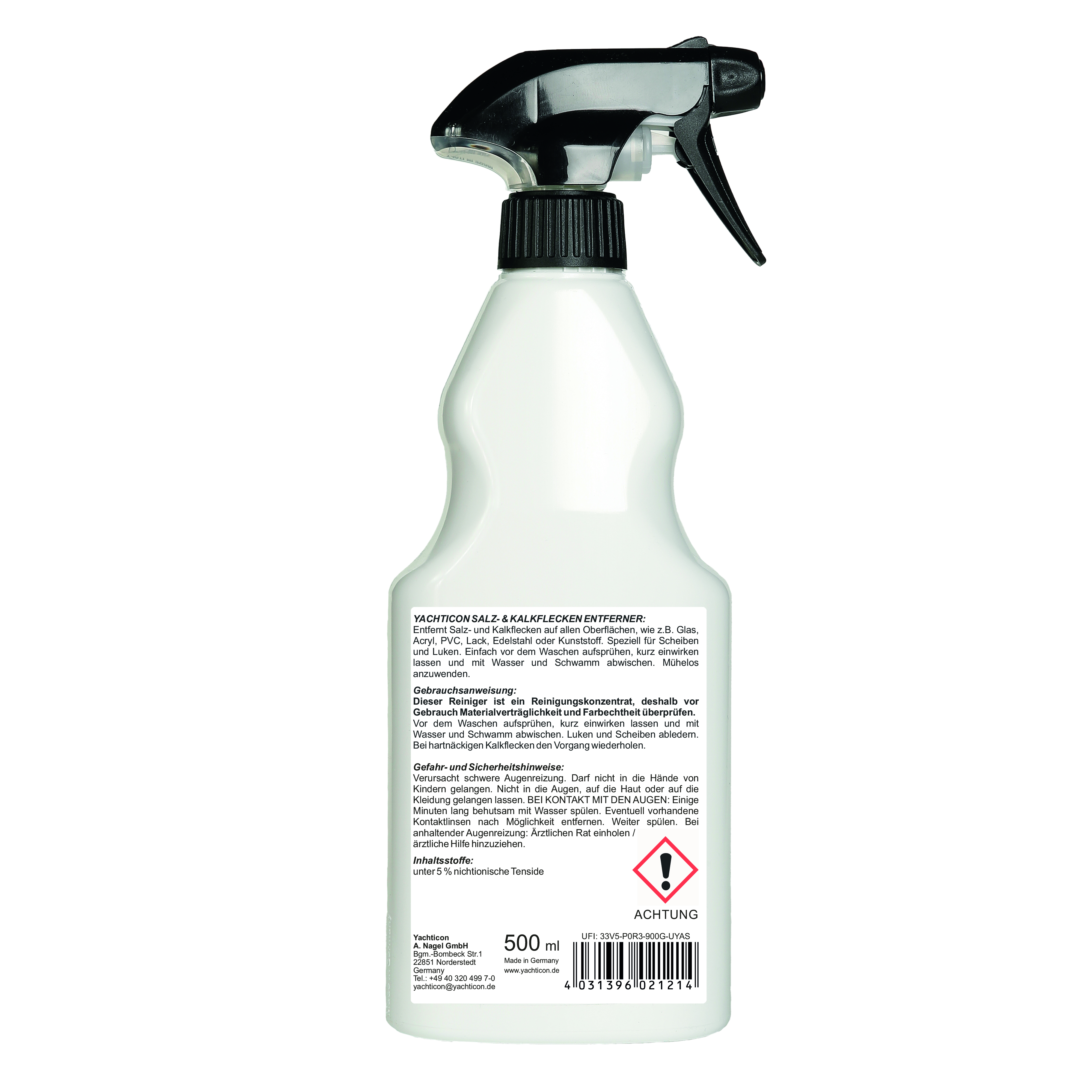 Yachticon Salz- und Kalkfleckenentferner, 500 ml