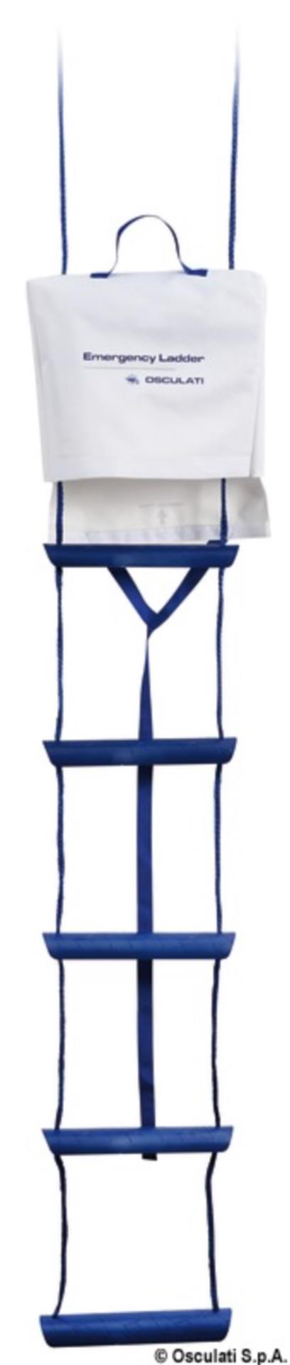 Osculati Rettungsleiter mit Tasche 10 Stufen (Länge 3000 mm) Osculati Rettungsleiter mit Tasche 10 Stufen (Länge 3000 mm)