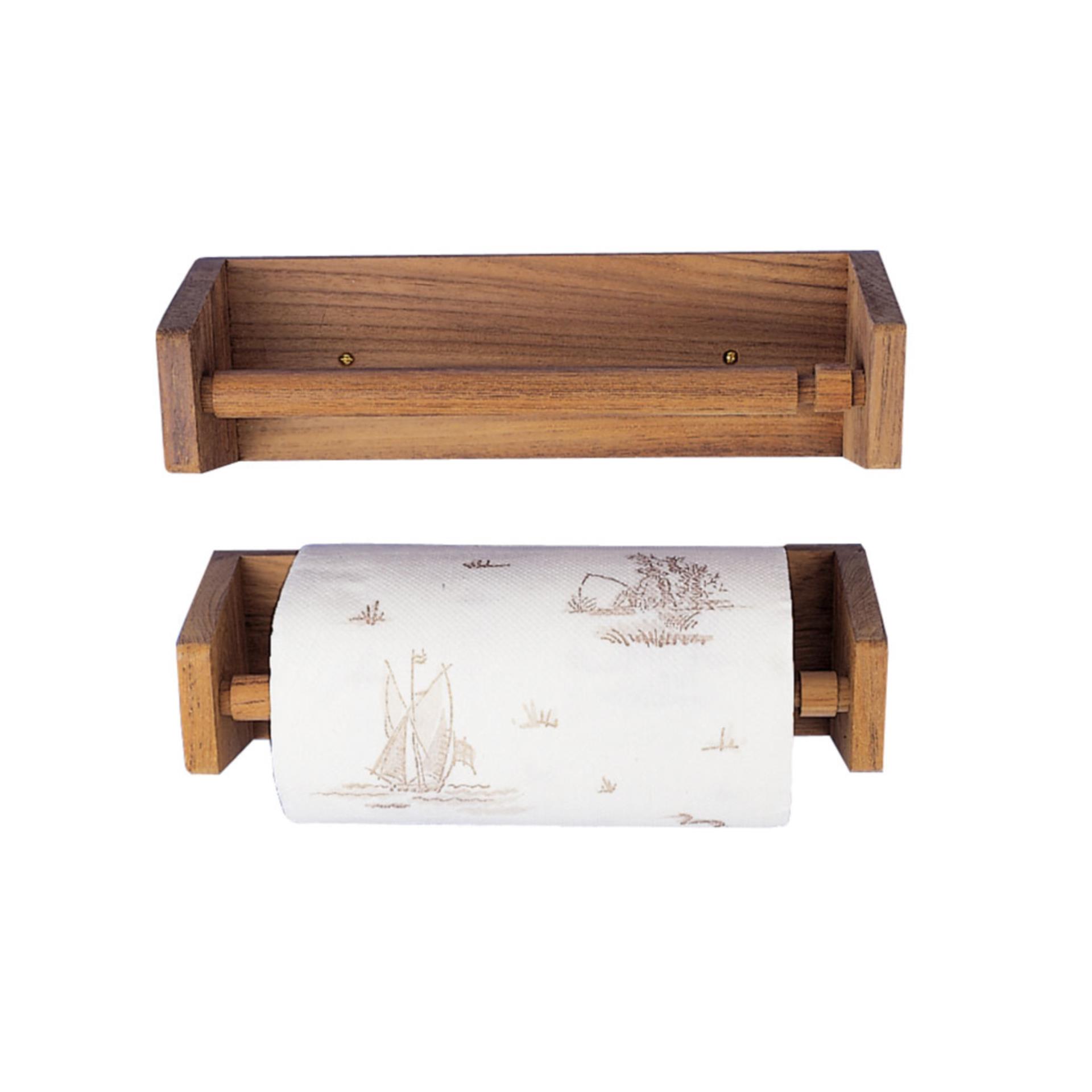 ARC Marine Teak Küchenrollenhalter, 33 x 9,5 x 9,5 cm