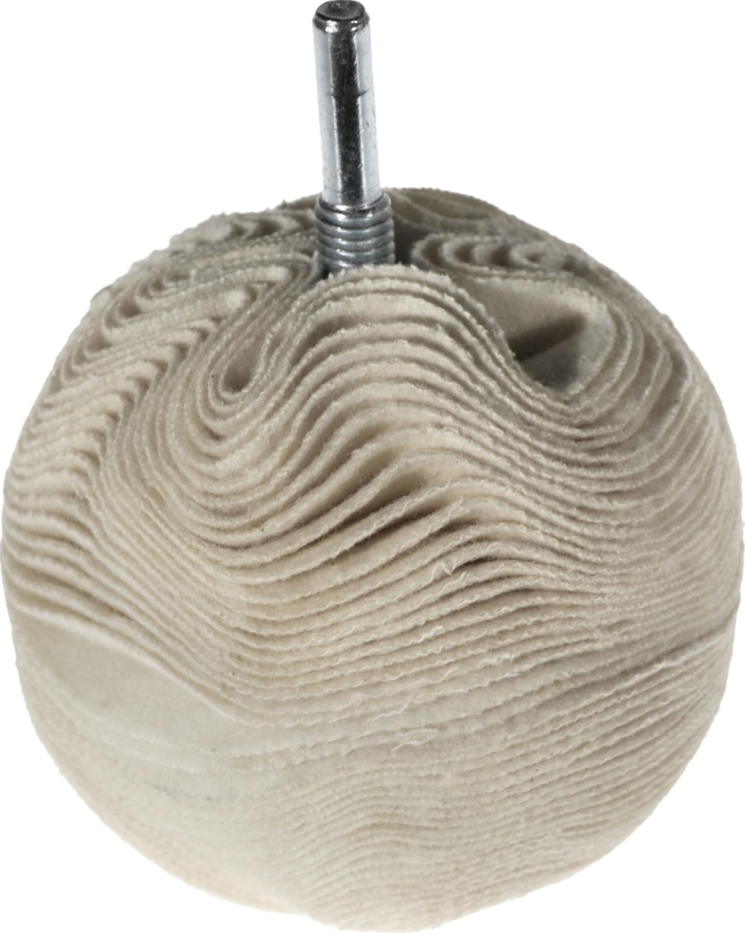 Molton Polierball weich weiß, 75 mmØ