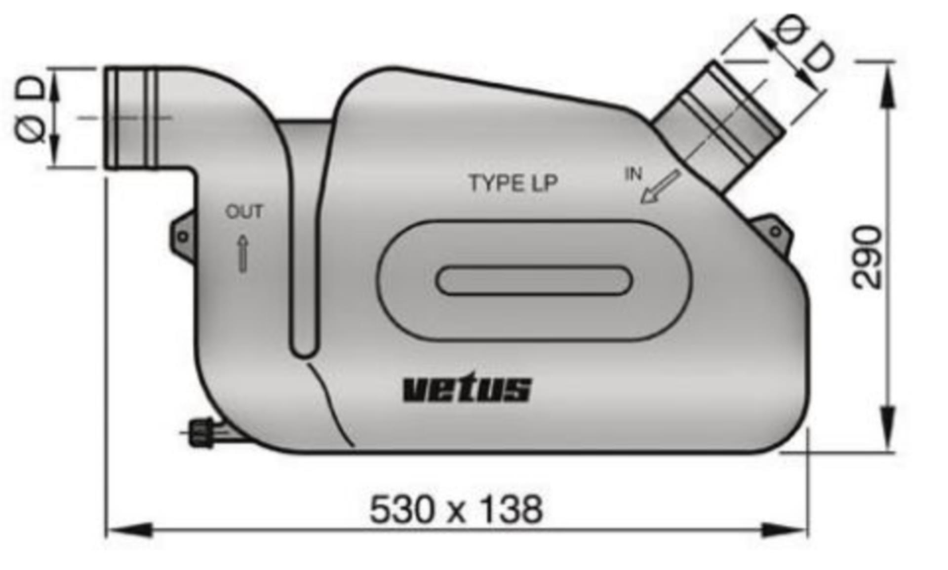 Vetus Kunststoff Wassersammler LP90
