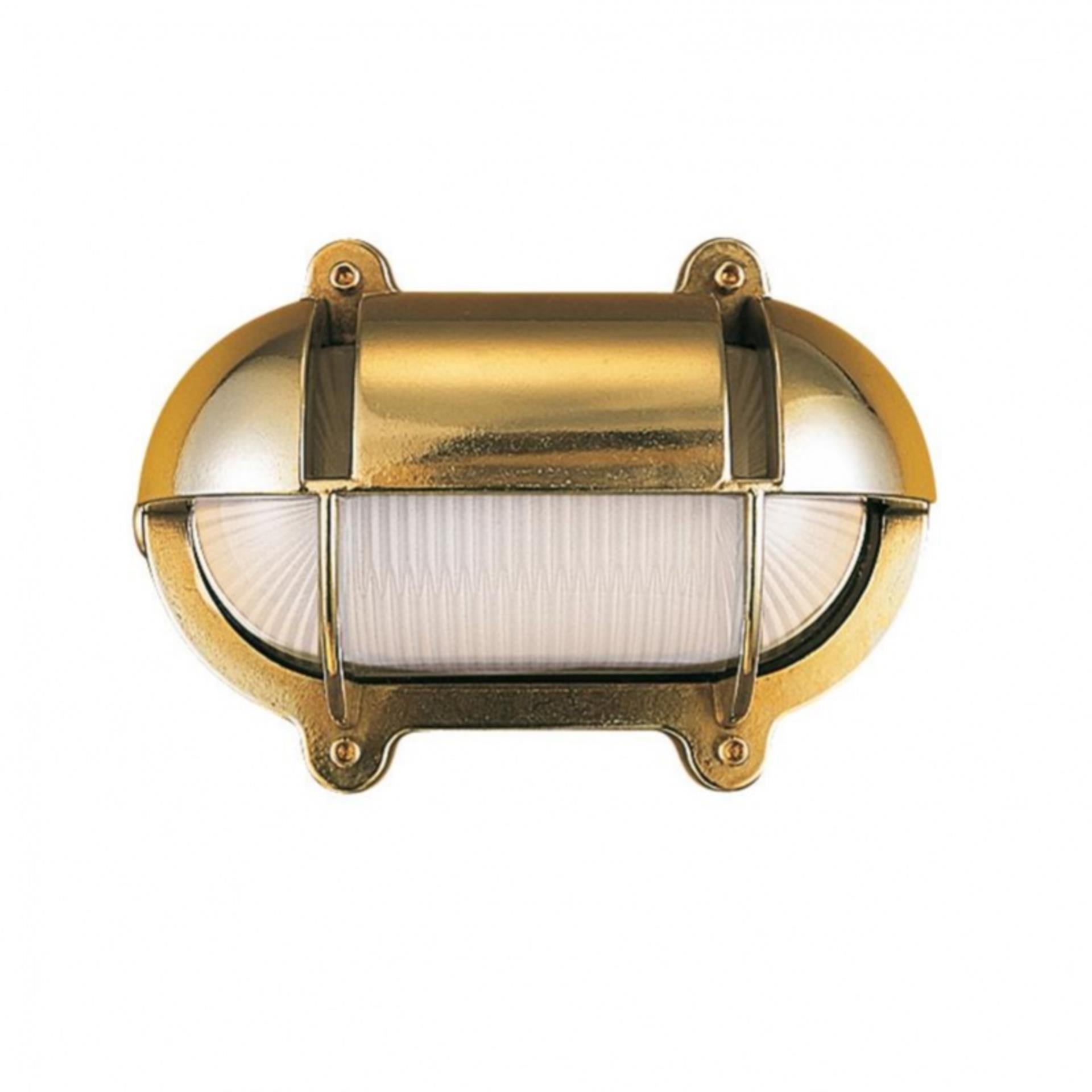 ARC Marine Wasserdichte Deckenlampe Messing 15x21 cm
