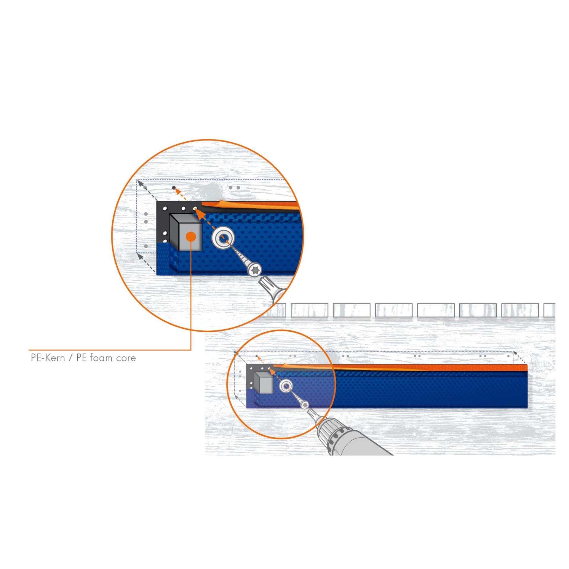 SeaEQ Dockfender DF80/10 blau