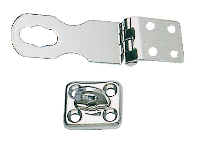 Osculati Hebelverschluss Edelstahl mit Drehauge, 91,0 x 29,0 x 32 mm