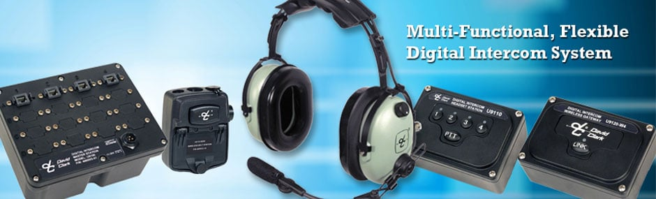 David Clark 9100 Intercom System komplett