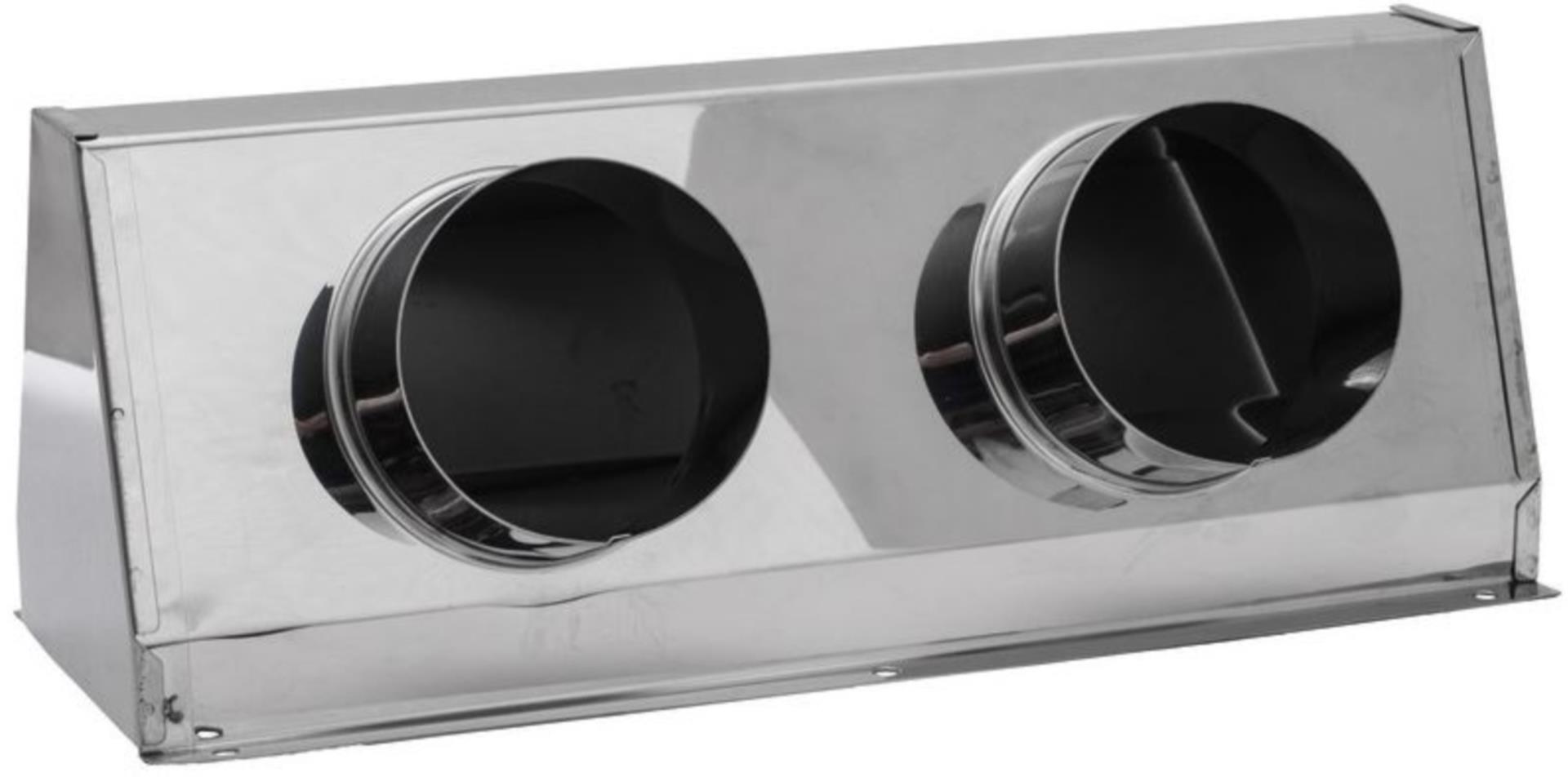 Osculati Edelstahlgehäuse, 2 Schlauchanschlüsse Osculati Edelstahlgehäuse, 2 Schlauchanschlüsse