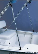 Osculati Verdeckabstützung Teleskopierbar, (Paar) Osculati Verdeckabstützung Teleskopierbar, (Paar)