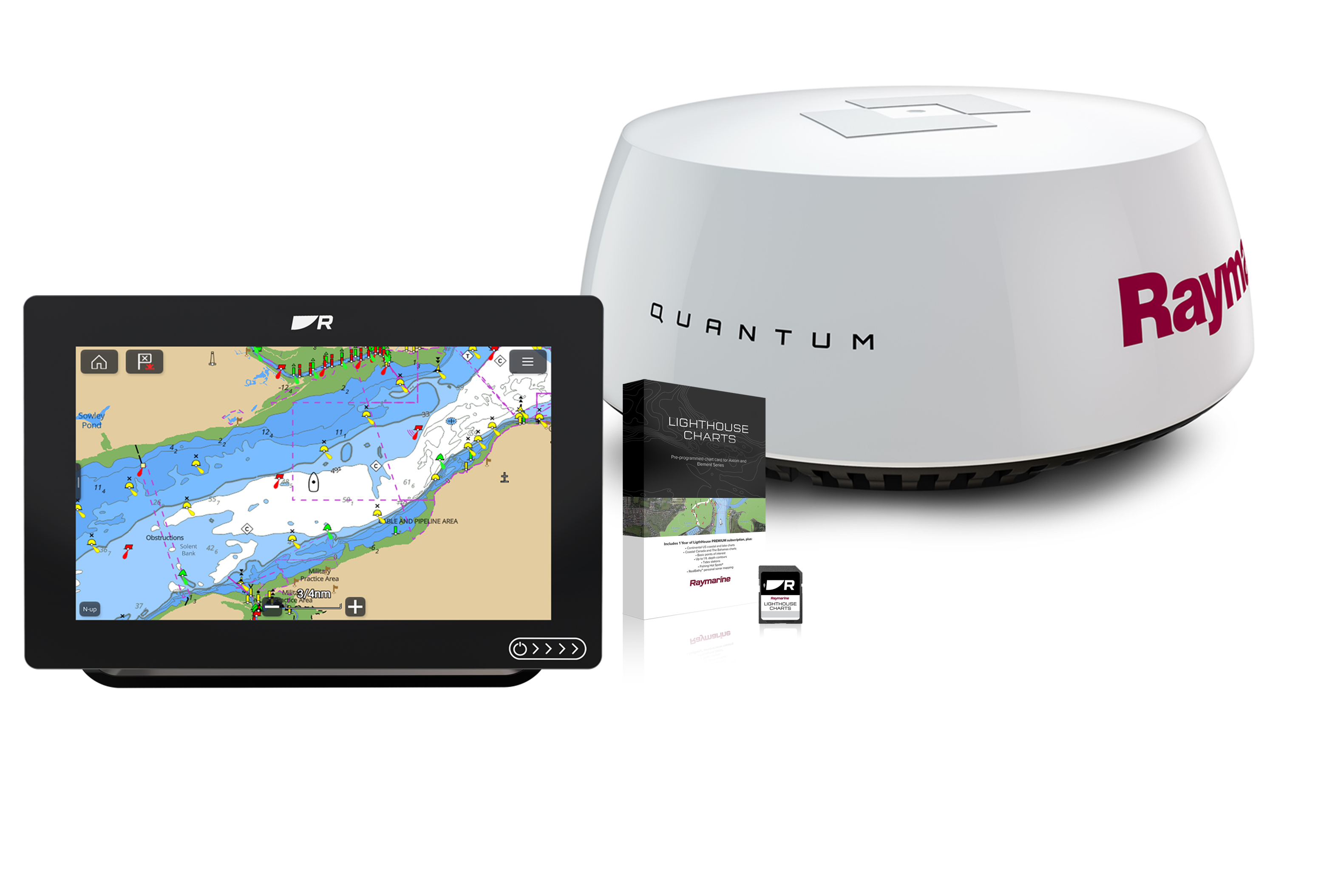 Raymarine Axiom+ 9 RV Radarbundle 