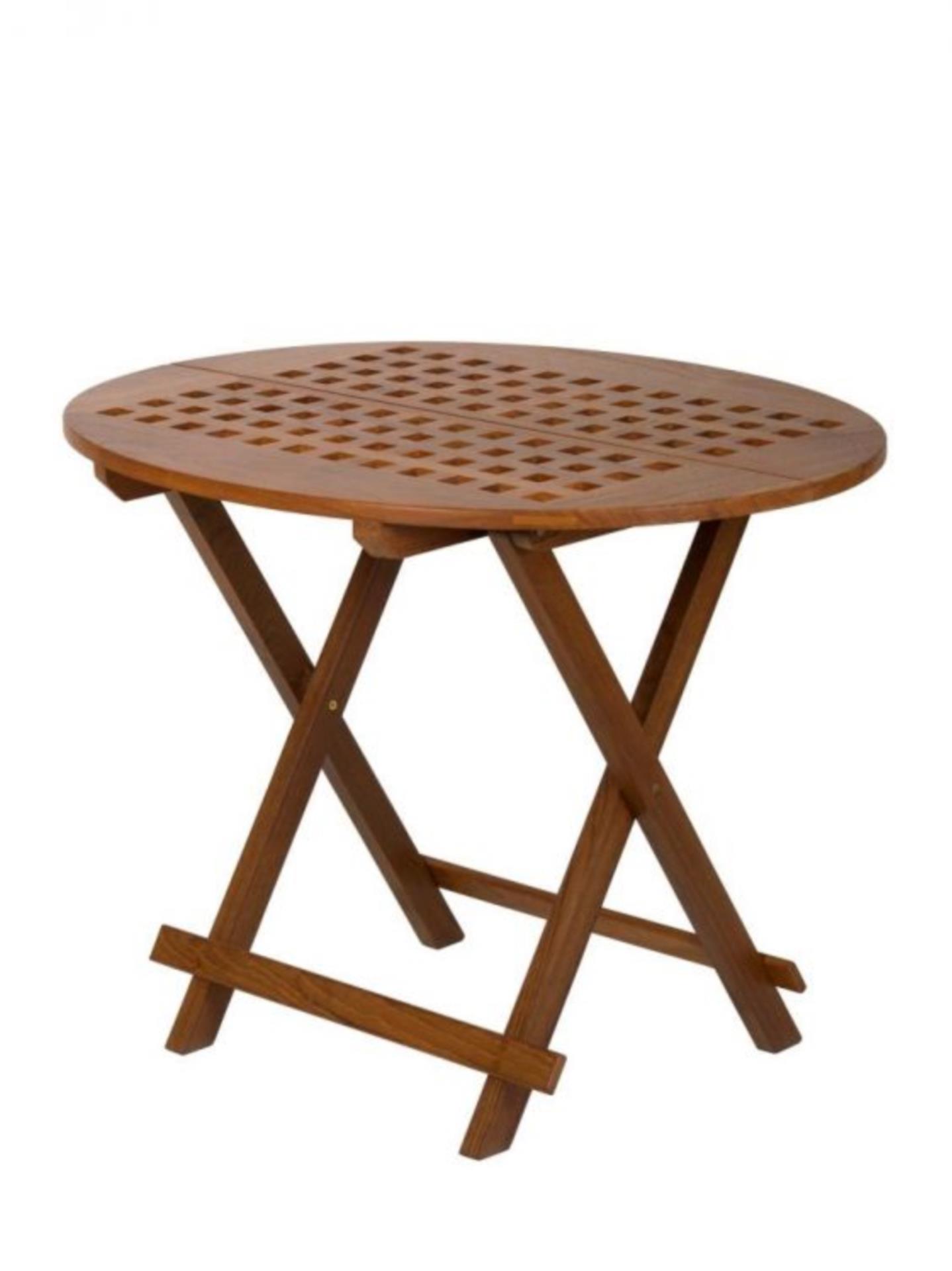 ARC Marine Teak-Klapptisch Venezia, ungeölt