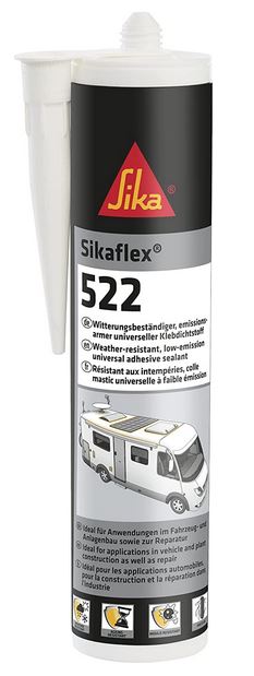 Sikaflex 522 Kleb- und Dichtstoff grau, 300 ml
