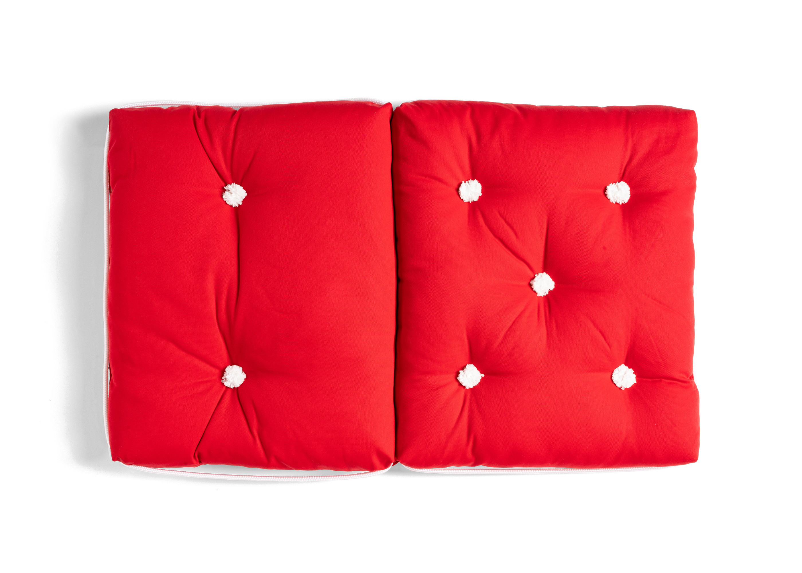 Talamex Kapok-Doppelsitzkissen / Rot