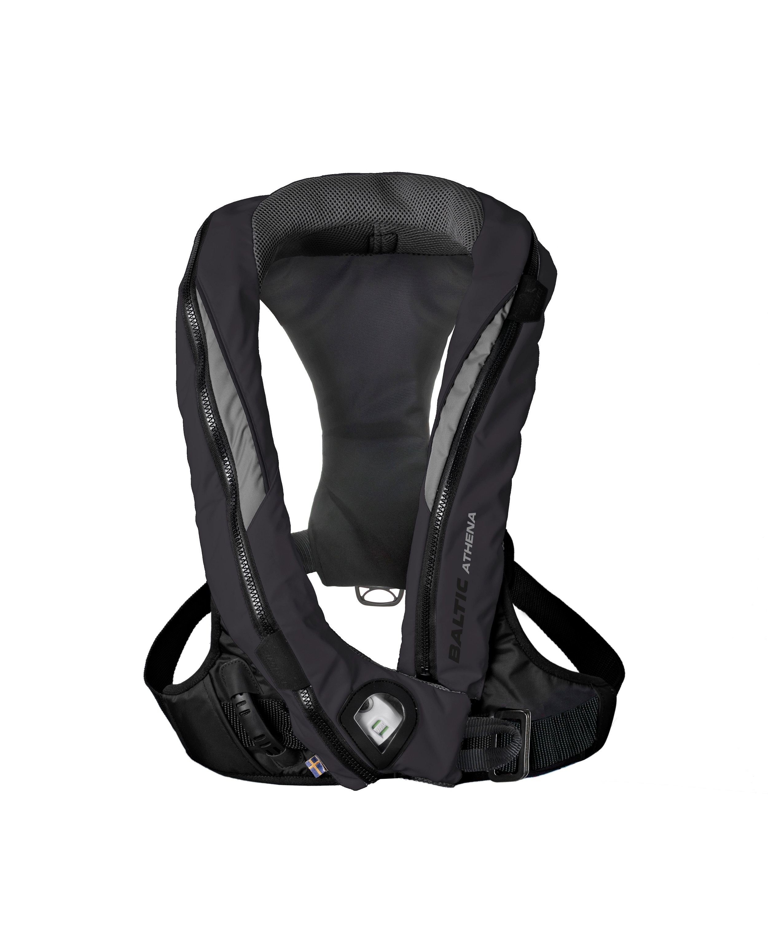 Baltic Athena 165 Rettungsweste mit Harness für Frauen (Schwarz-Grau)