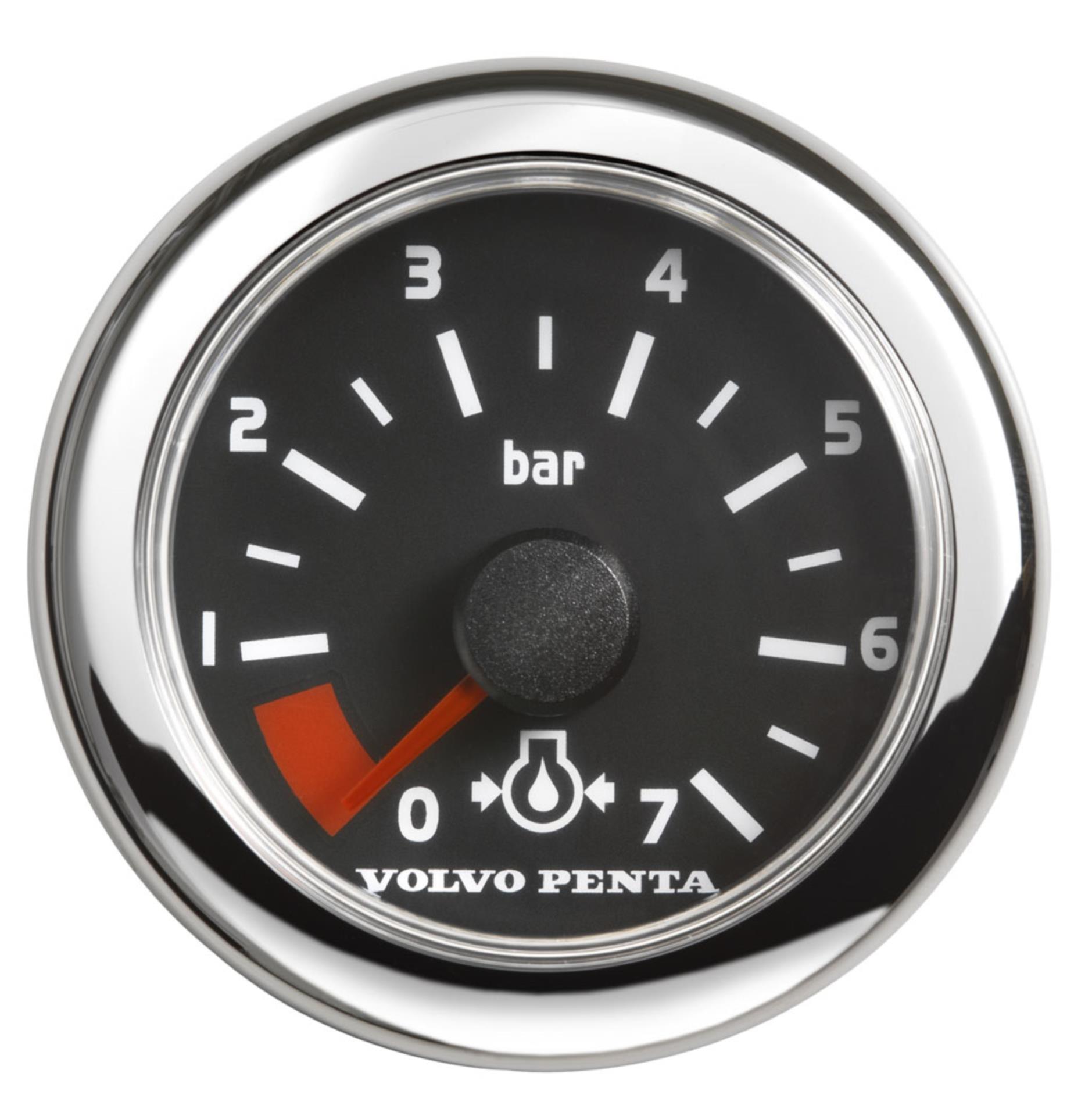 Volvo Penta Volvo Öldruckanzeige, 0-7bar, schwarz