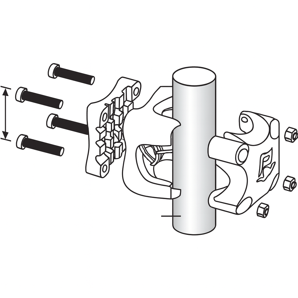 Plastimo Multifunktionshalterung, schwarz Plastimo Multifunktionshalterung, schwarz