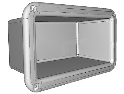 Osculati ABS Kunststoffablage, 240 x 140 mm Osculati ABS Kunststoffablage, 240 x 140 mm