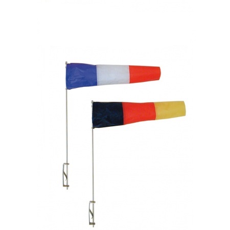 Lindemann Windsack / Flögel 60 mmØ, schwarz / rot / gelb Lindemann Windsack / Flögel 60 mmØ, schwarz / rot / gelb