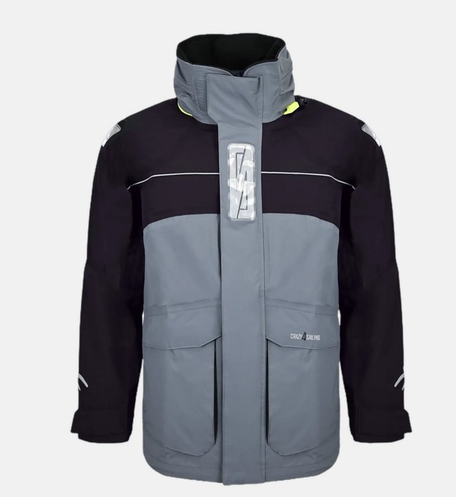 C4S Bergen II Jacke grau/carbon, XL C4S Bergen II Jacke grau/carbon, XL