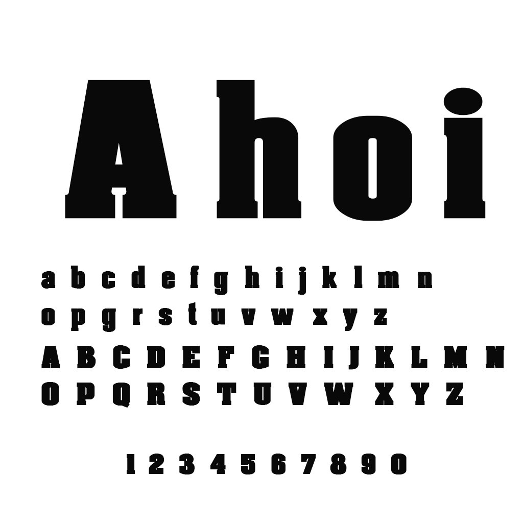 Werbeliner Buchstabe Aachen, 111 - 150 mm Werbeliner Buchstabe Aachen, 111 - 150 mm