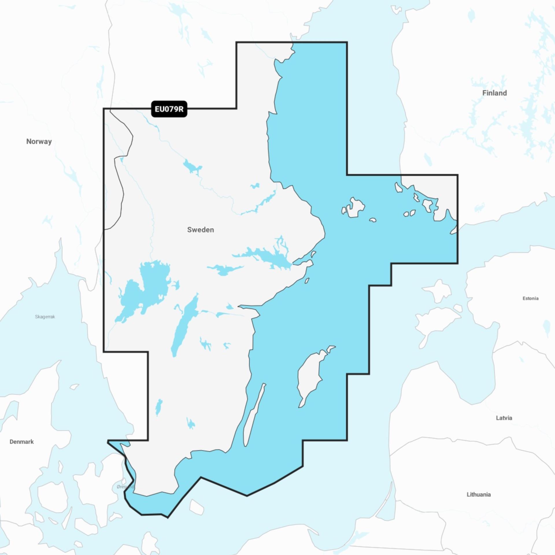 DIGITALE SEEKARTE SÜD-OST-SCHWEDEN