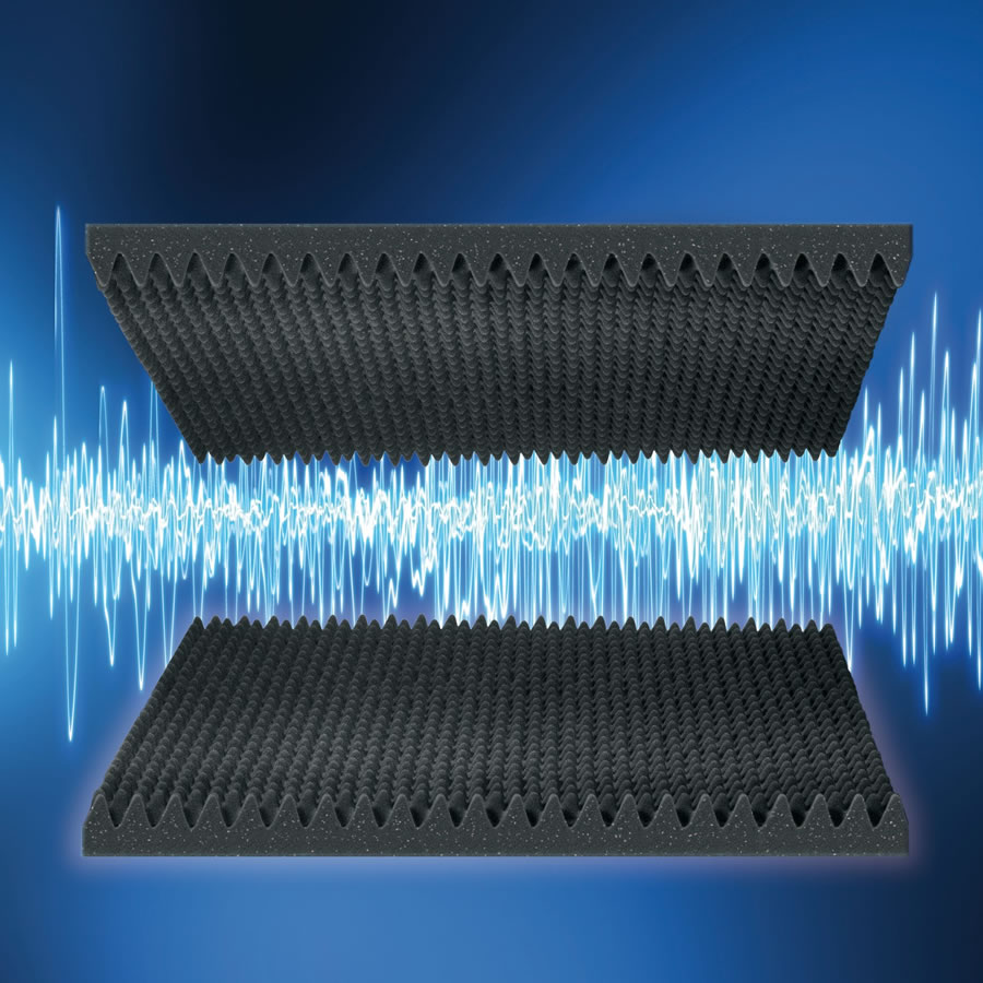 Gisa Tex Gisatex Multi Nopp Schalldämmplatte, 1000 x 1000 mm Gisa Tex Gisatex Multi Nopp Schalldämmplatte, 1000 x 1000 mm