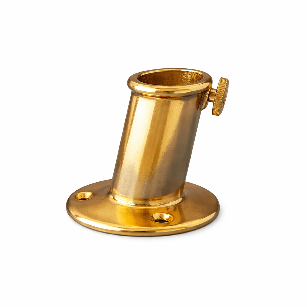 ARC Marine Flaggenstockhalter Messing, 25 mmØ
