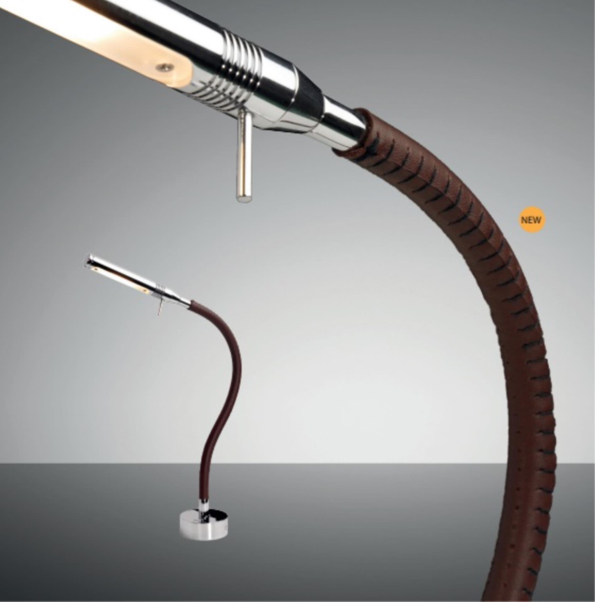 Prebit LED-Flexleuchte 07-1 mit USB, 300mm, chrom- main image 0