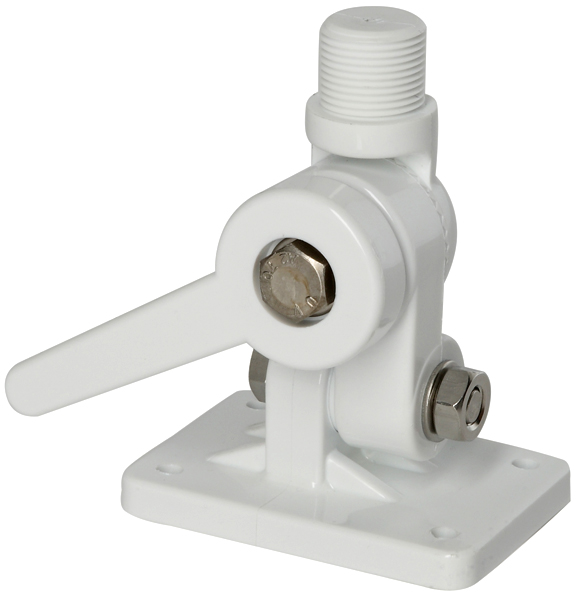 Scout Antennen Scout PA-3 Antennenhakter 4-Wege Kippfuß, weißer PVC