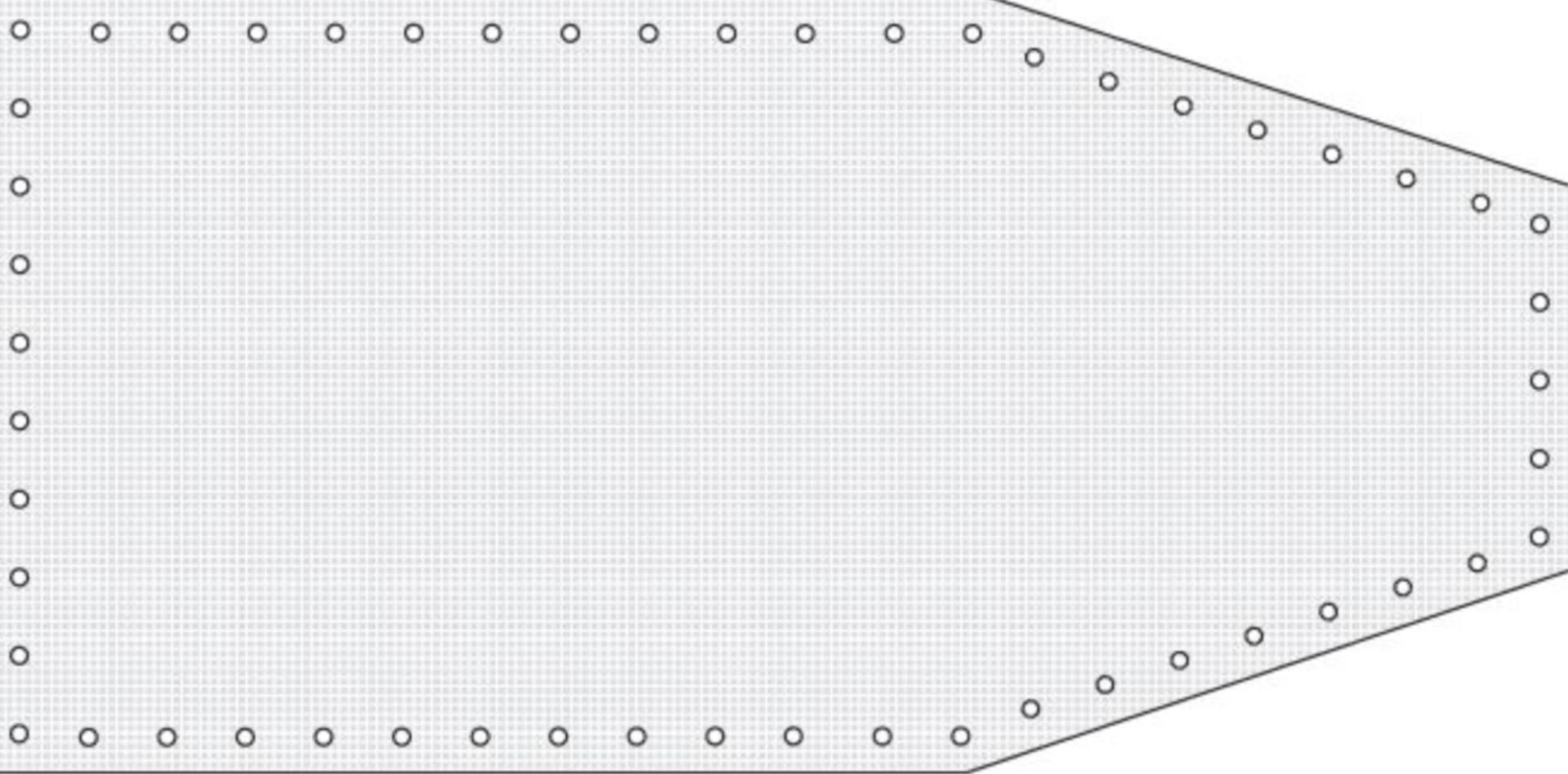 Vorgeformte Proflex Plane 240 g/m², 5 x 7 Meter