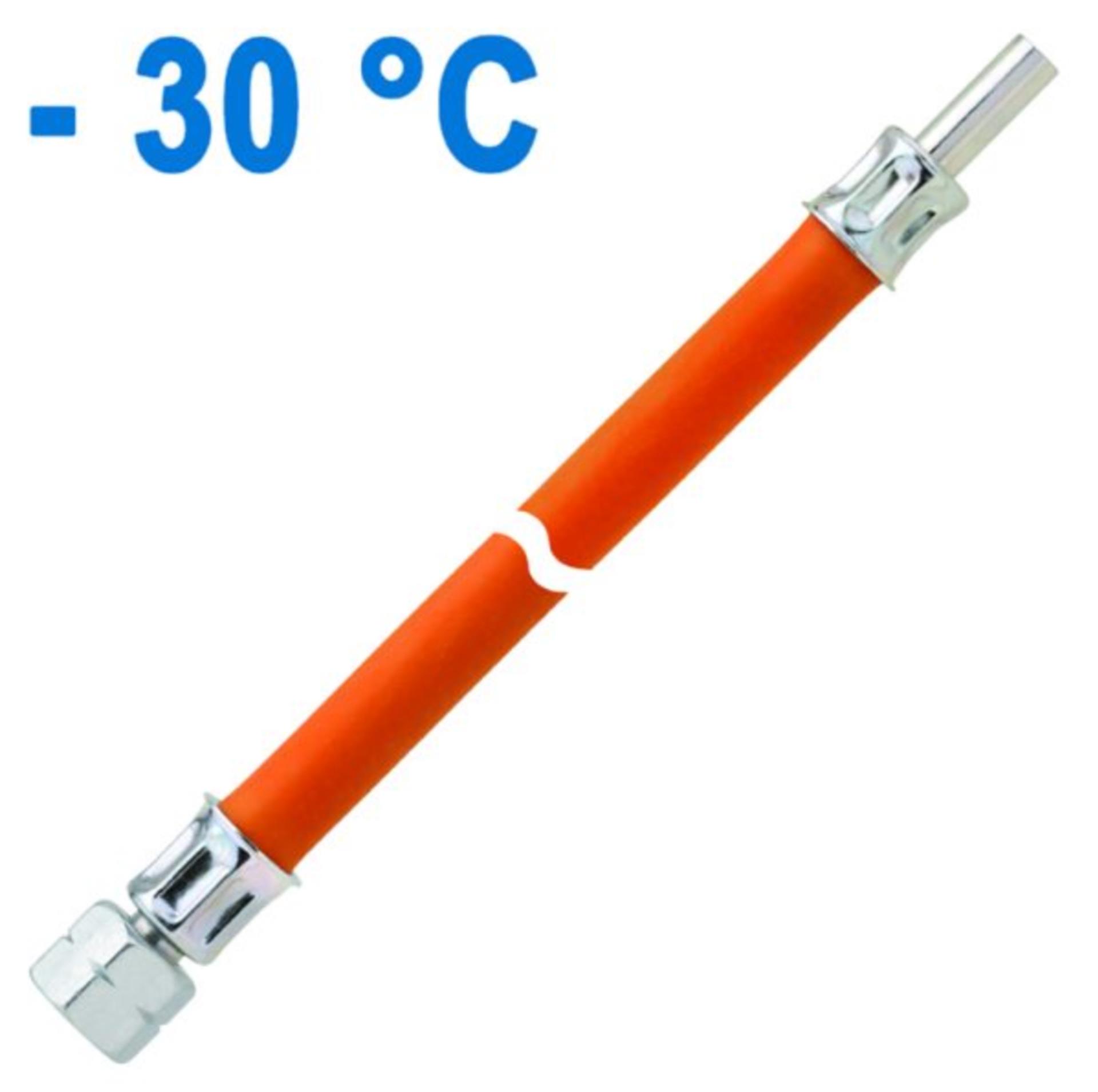 Talamex Schlauchleitung 400 mm mit 8 mmØ Rohrstutzen / 8 mmØ Schneidering