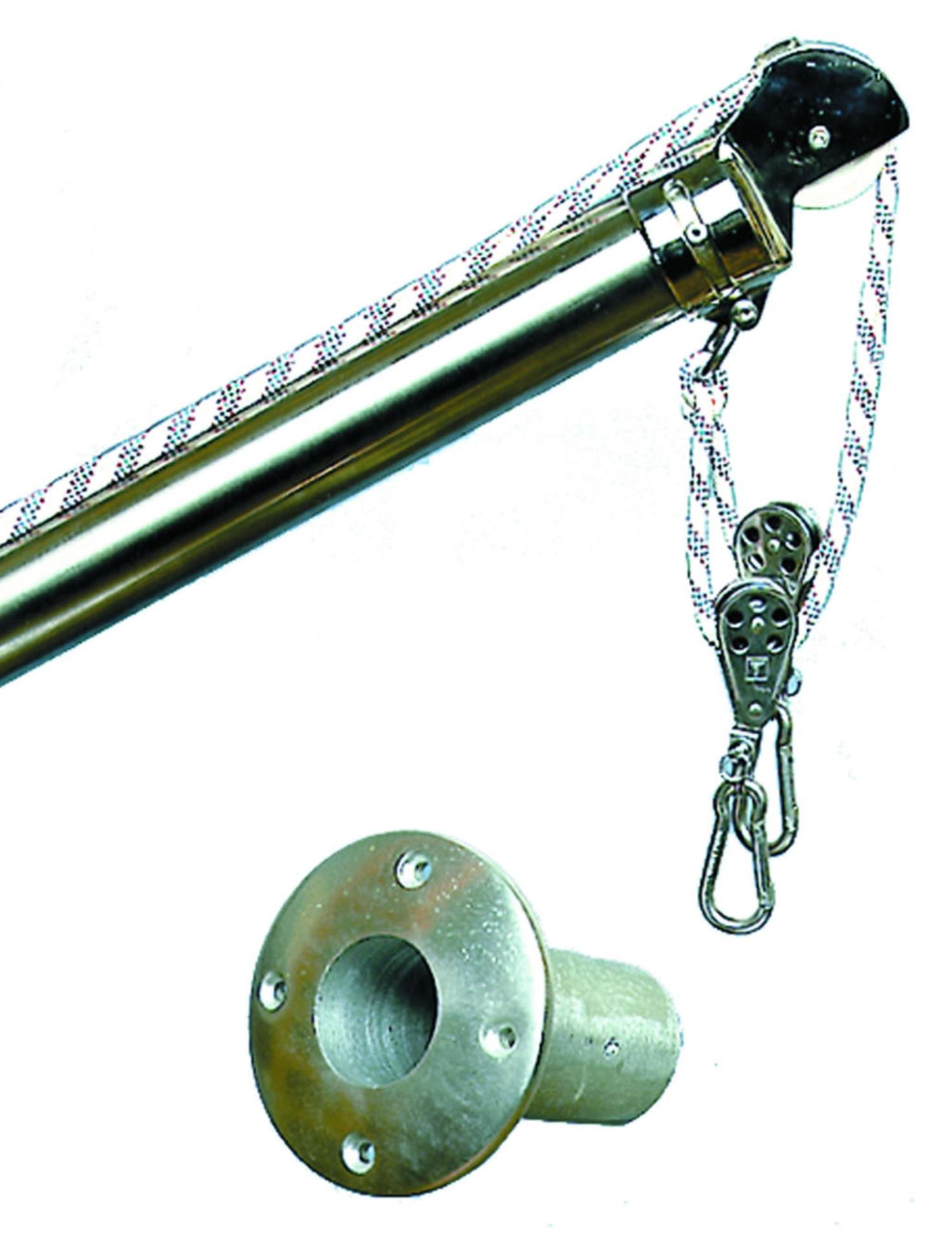 Osculati Davit 40 mmØ, Tragkraft max. 125 kg - Ausladung 75 cm Osculati Davit 40 mmØ, Tragkraft max. 125 kg - Ausladung 75 cm