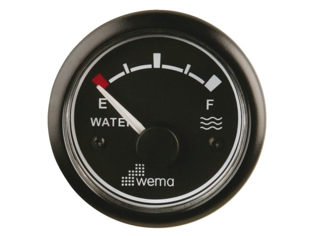 Wema Tankanzeige für Wasser, schwarz