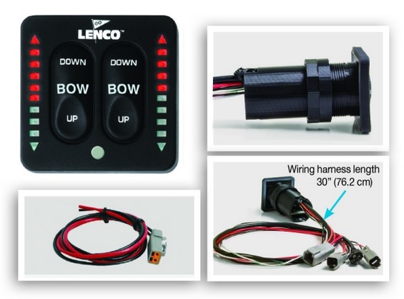 Fusion Lenco Kontrollbox / Schalter mit LED