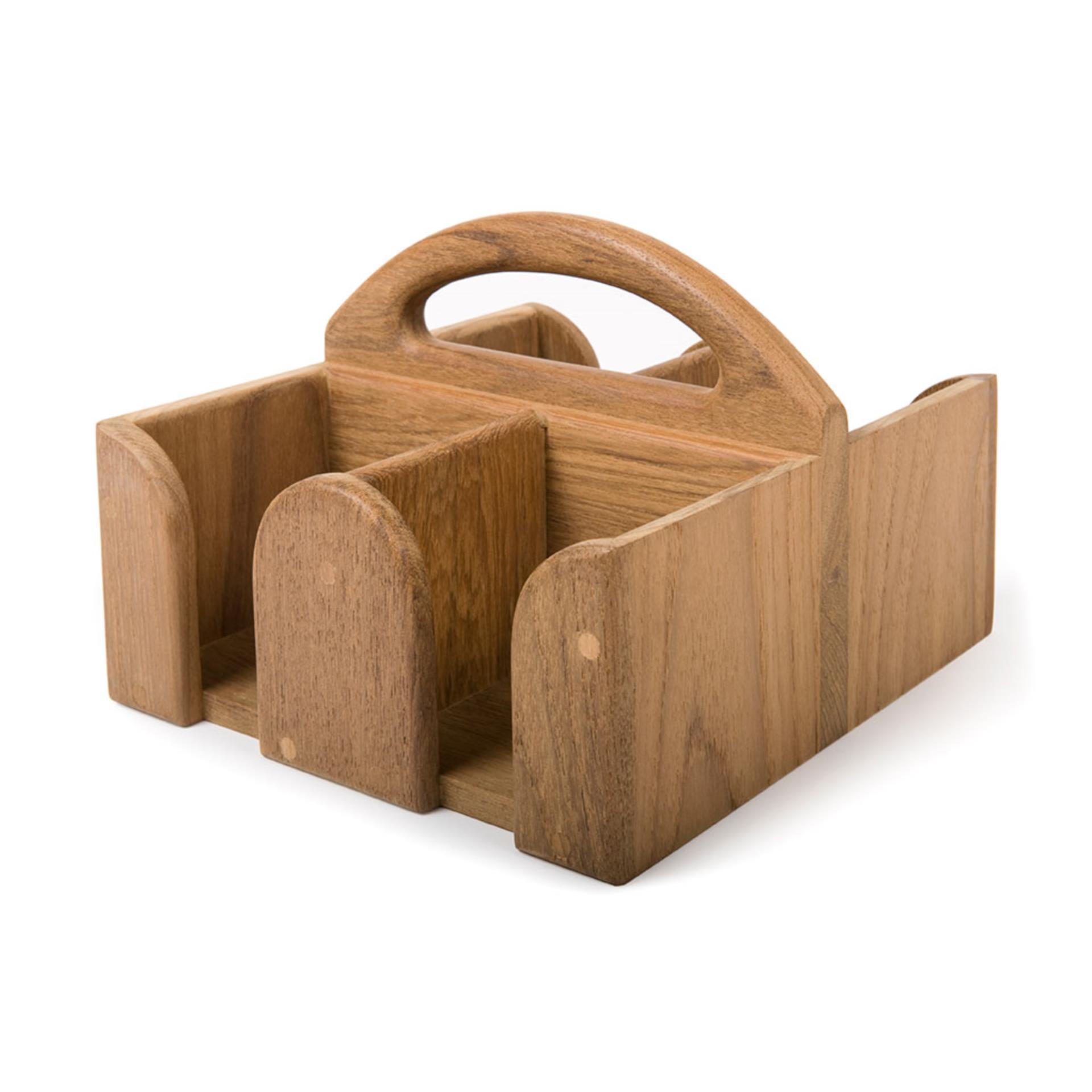 ARC Marine Teak Becherhalter für 4 Becher