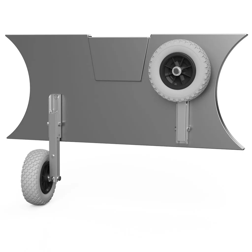 Titaps Heckräder Edelstahl klappbar / drehbar bis 200 kg