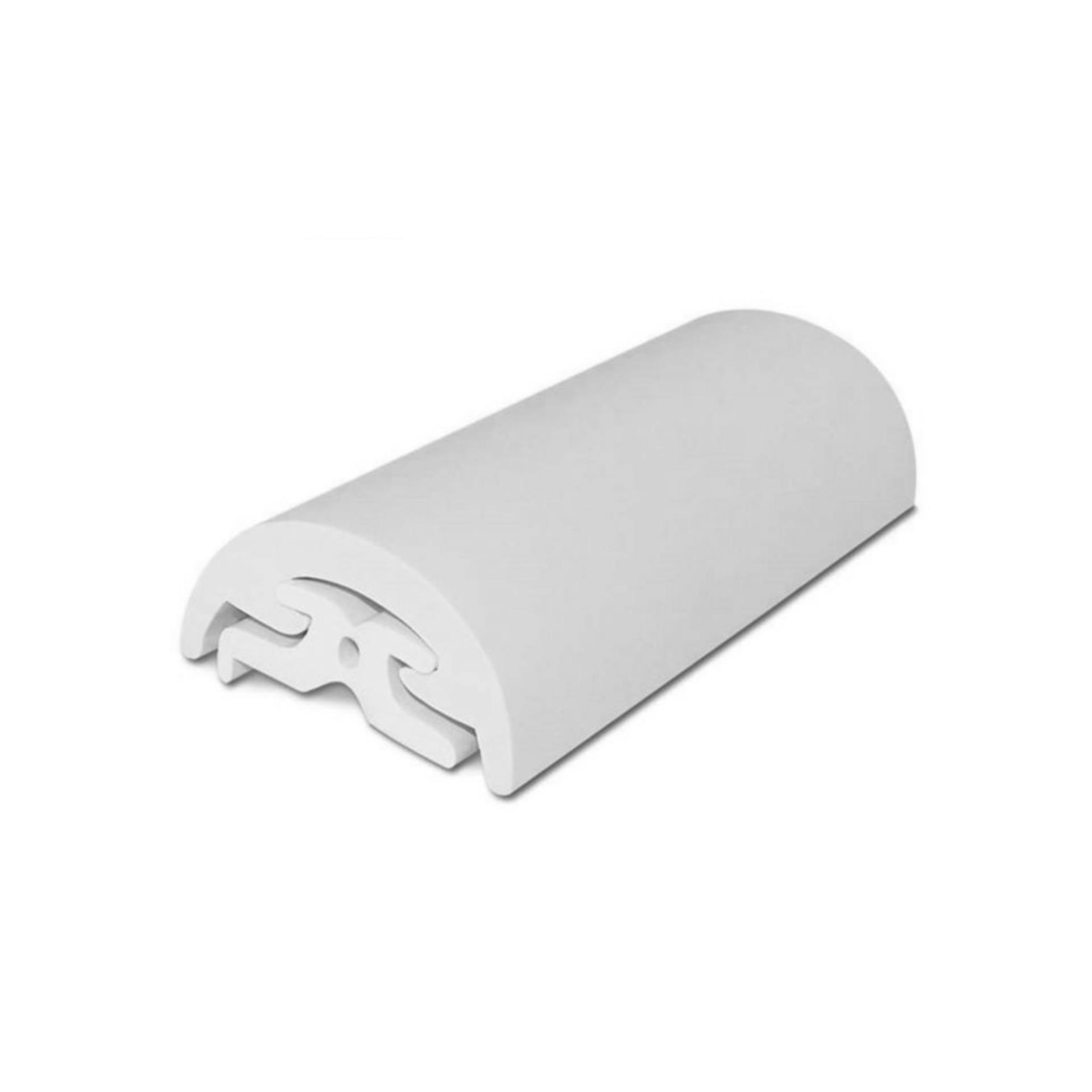 Tessilmare PVC Einlage für Scheuerleiste "Radial" 40 x 20 mm schwarz, 12 Meter