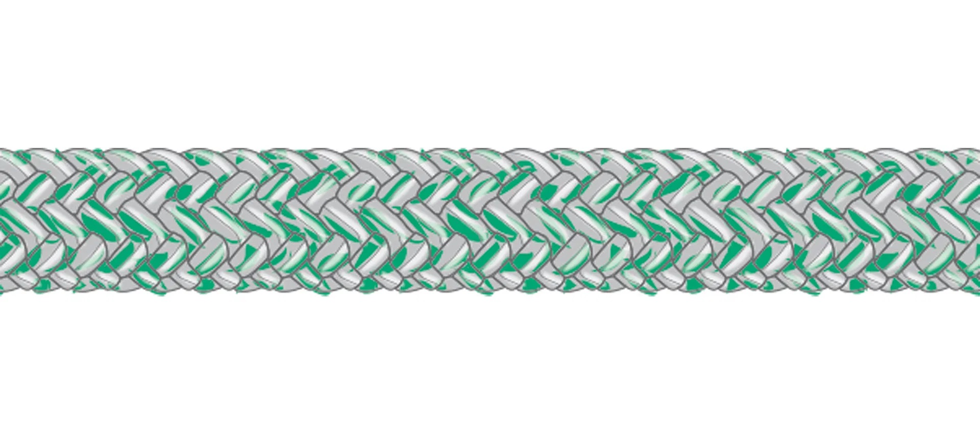 Gleistein MegaTwin 07 Universalleine grün, 8 mmØ