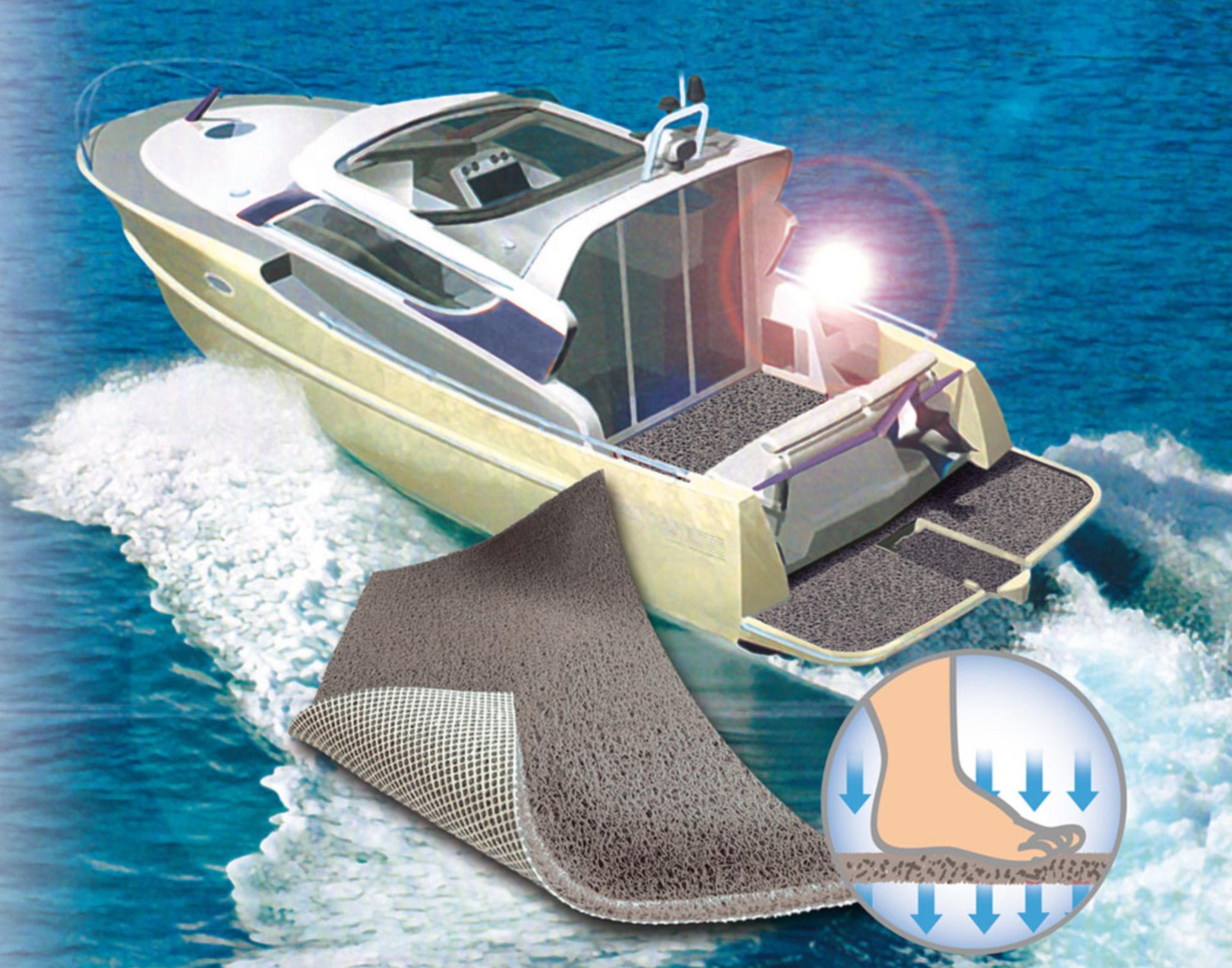 Gisa Tex Bootsteppich / Bodenbelag Somo Rot (Nr. 6011) pro Meter