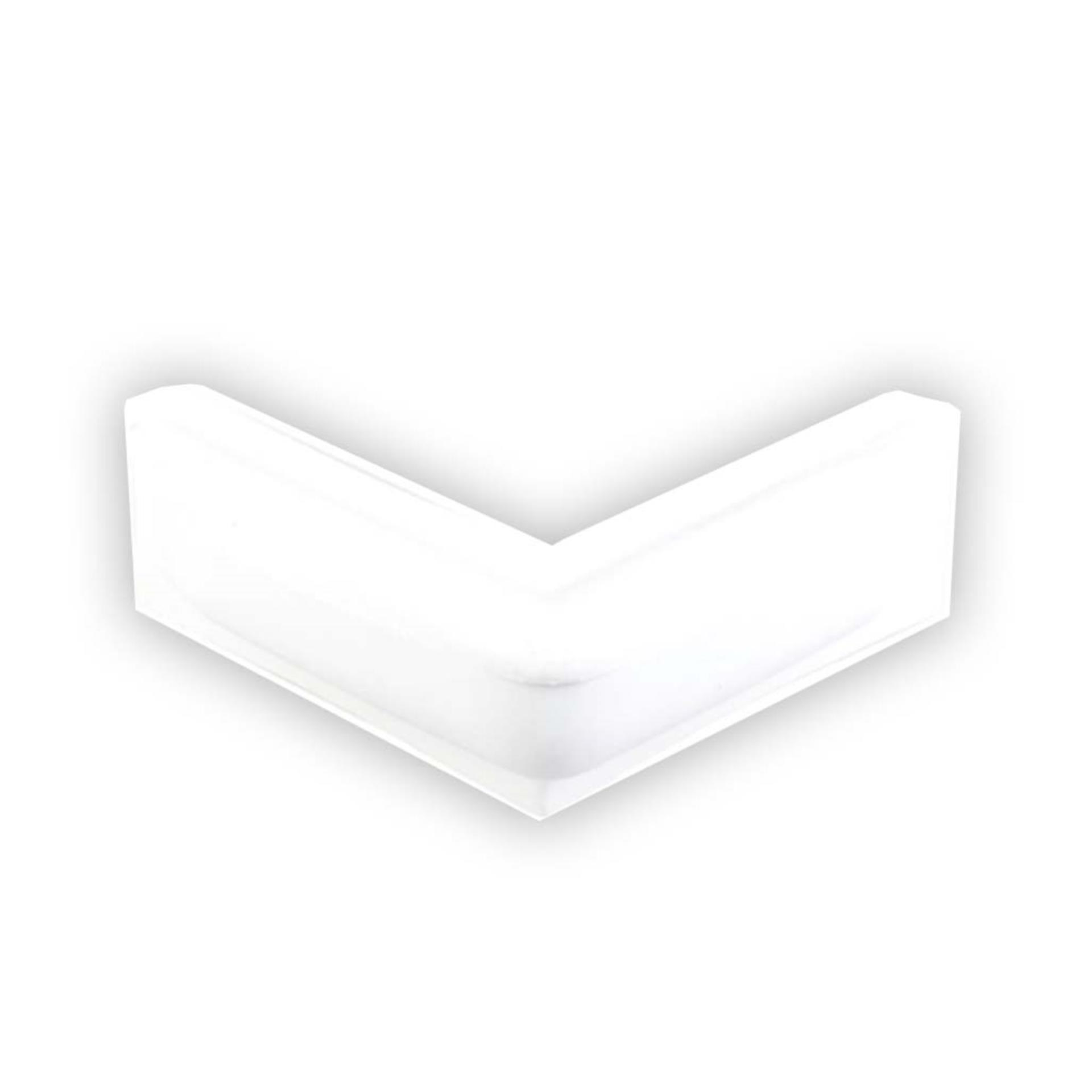 Majoni Eckfender weiß, Schenkellänge 200 mm, Höhe 100 mm