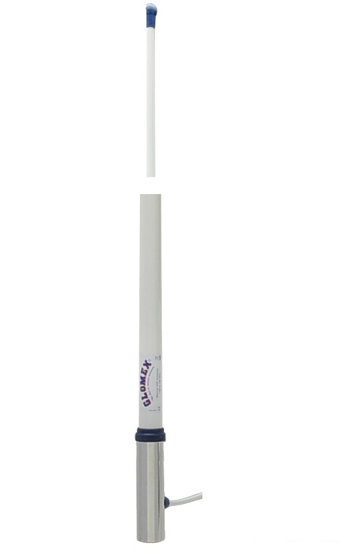 Glomex RA1206 UKW Seefunkantenne, 2,40 Meter mit 4,5 Meter Kabel