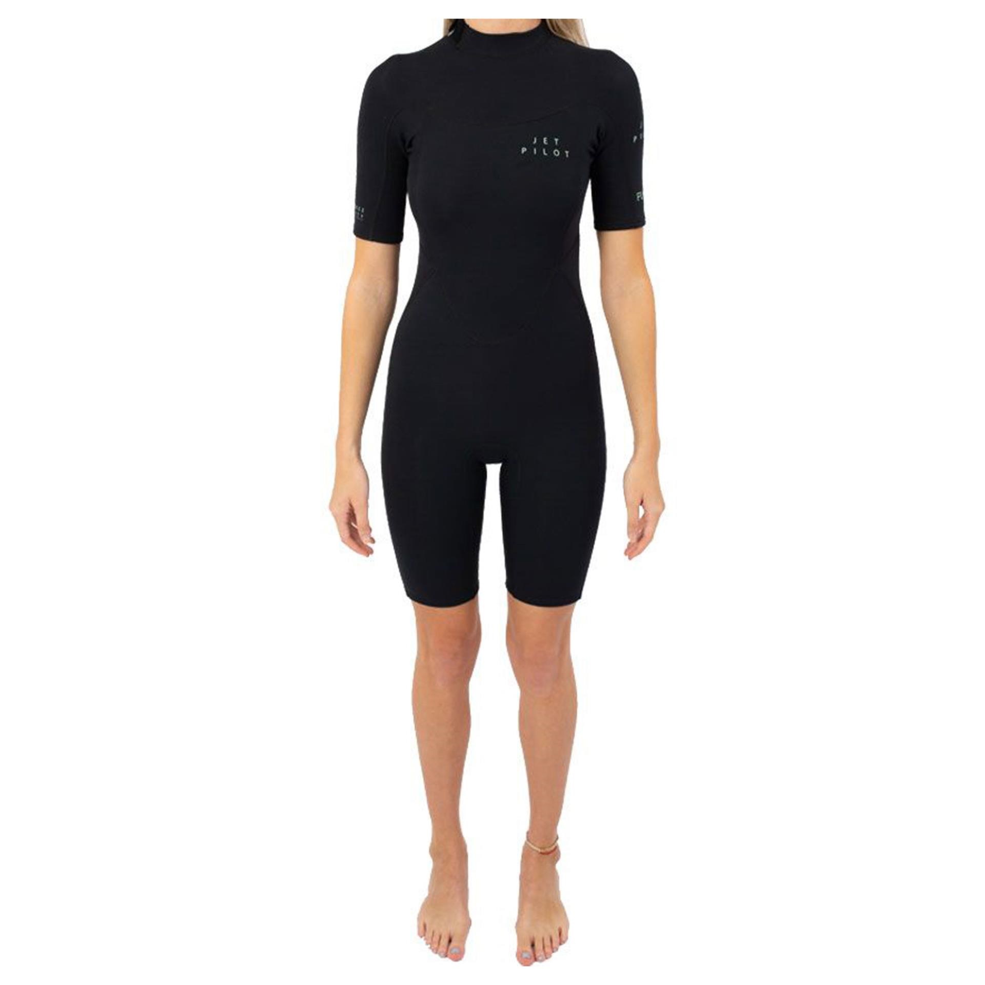 Jetpilot Damen Neoprenanzug 2 x 2 mm Springsuit, schwarz (Gr. S)