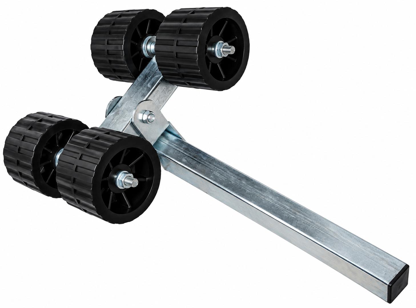 Osculati Seitenstützrollen Doppelt, 40 mm Vierkantrohr