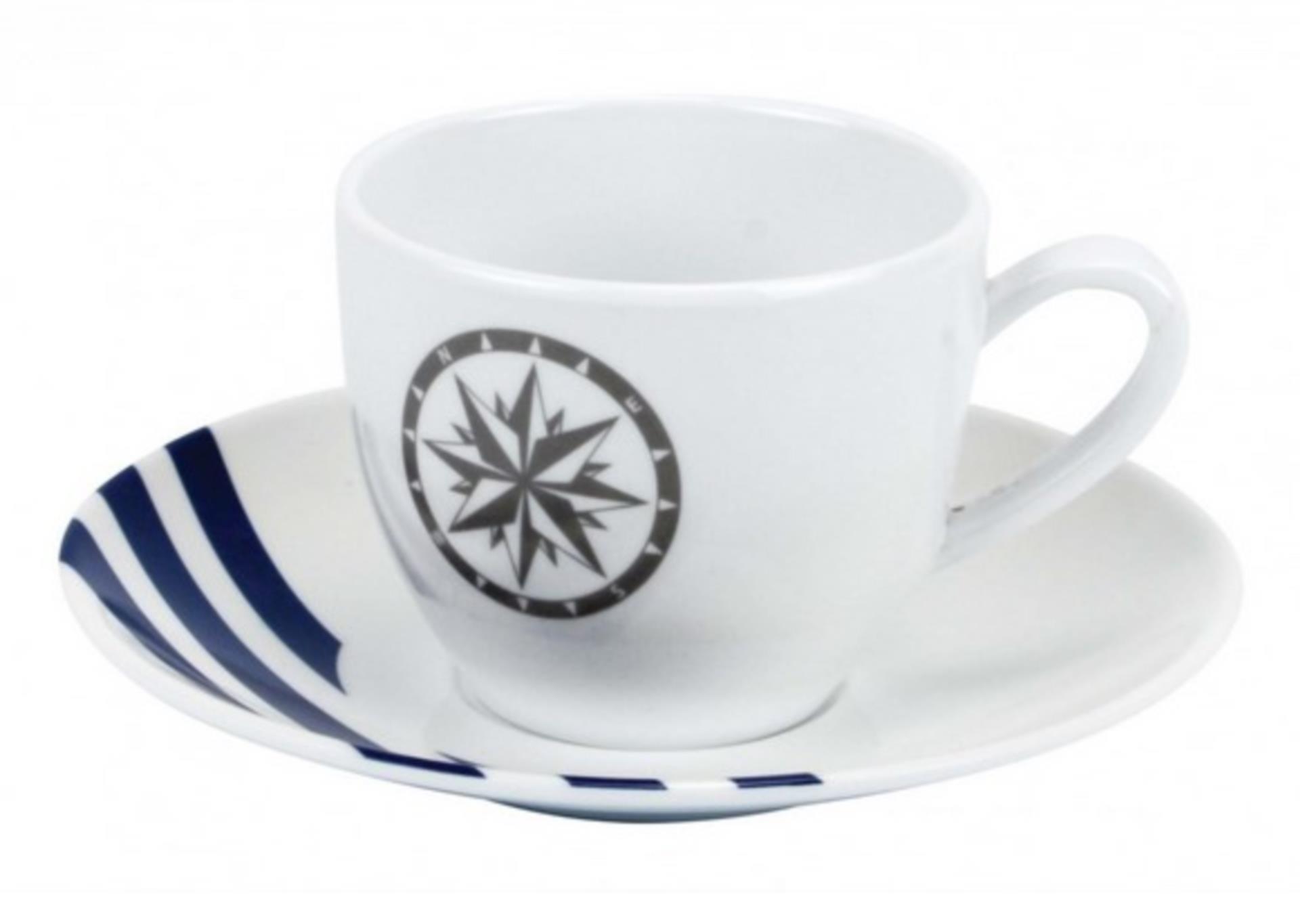 Plastimo Geschirr Marina  Tasse / Teller 6 Stck