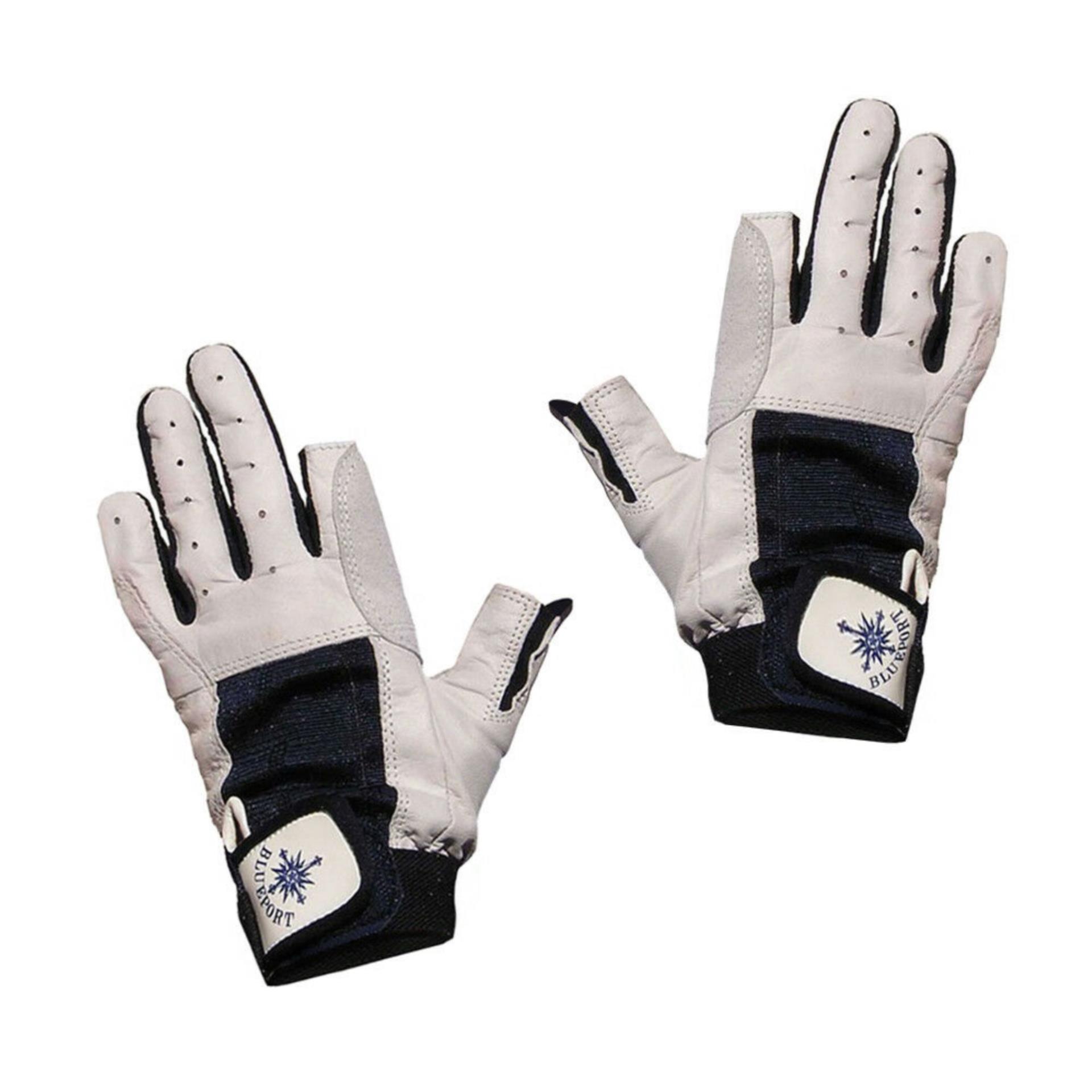 BluePort Lederhandschuh XL zwei Finger geschnitten
