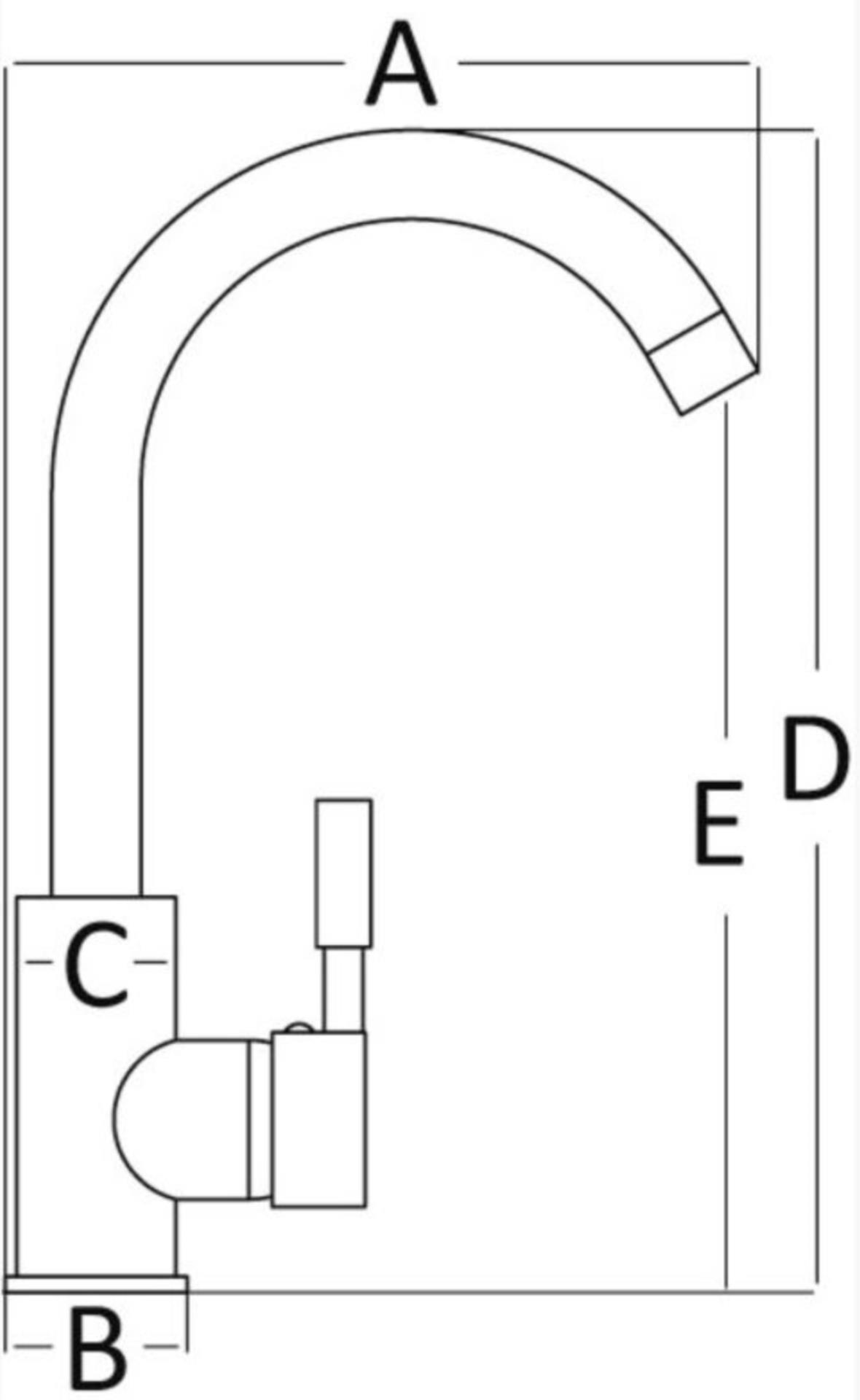 Osculati Wasserhahn Diana, Bogen (205 x 350 mm) Osculati Wasserhahn Diana, Bogen (205 x 350 mm)