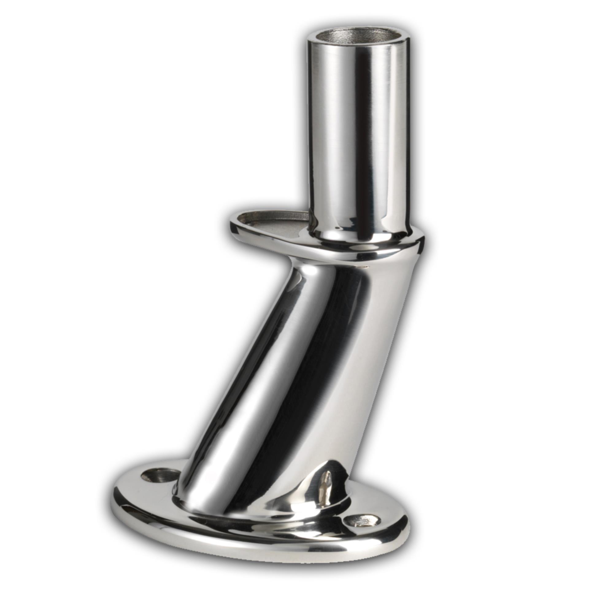 Glomex Edelstahl Antennenhalter Decksmontage, V9172