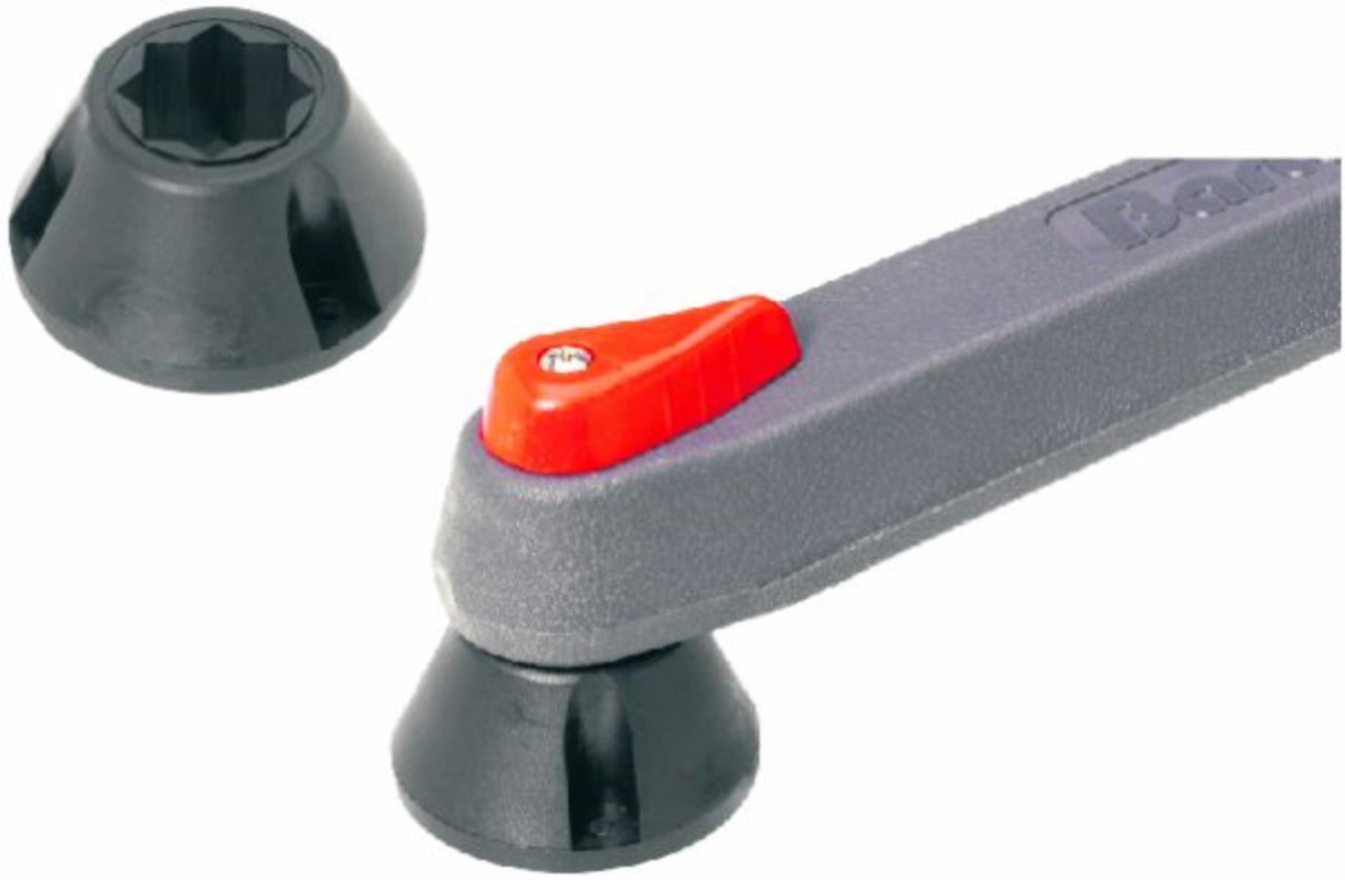 Osculati Winchkurbelhalter, schwarz, 52mmØ