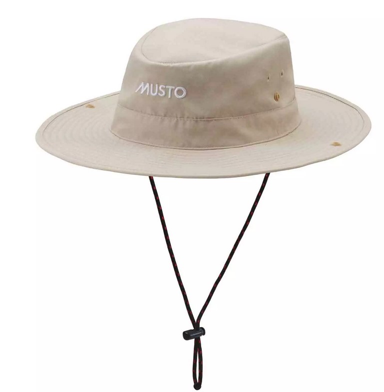 Musto Fast Dry Brimmed Hut, Light Stone, L-XL 
