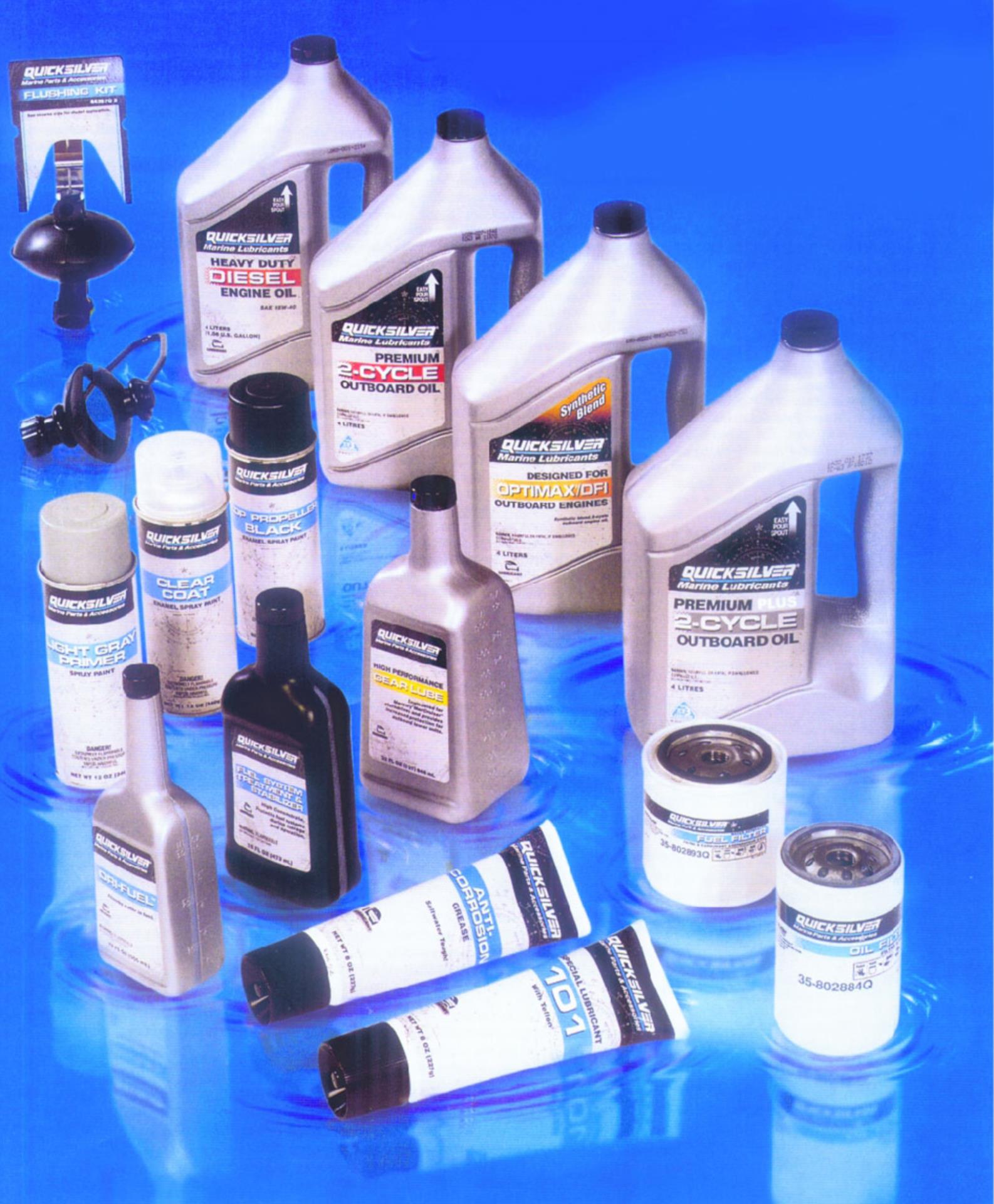 Quicksilver TCW-3 Zweitakt Mischöl Premium Plus, 4 Liter