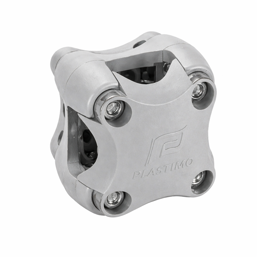 Plastimo Relingshalterung für Offshore 75 / 95 (18,5 - 22,5 mmØ), hellgrau
