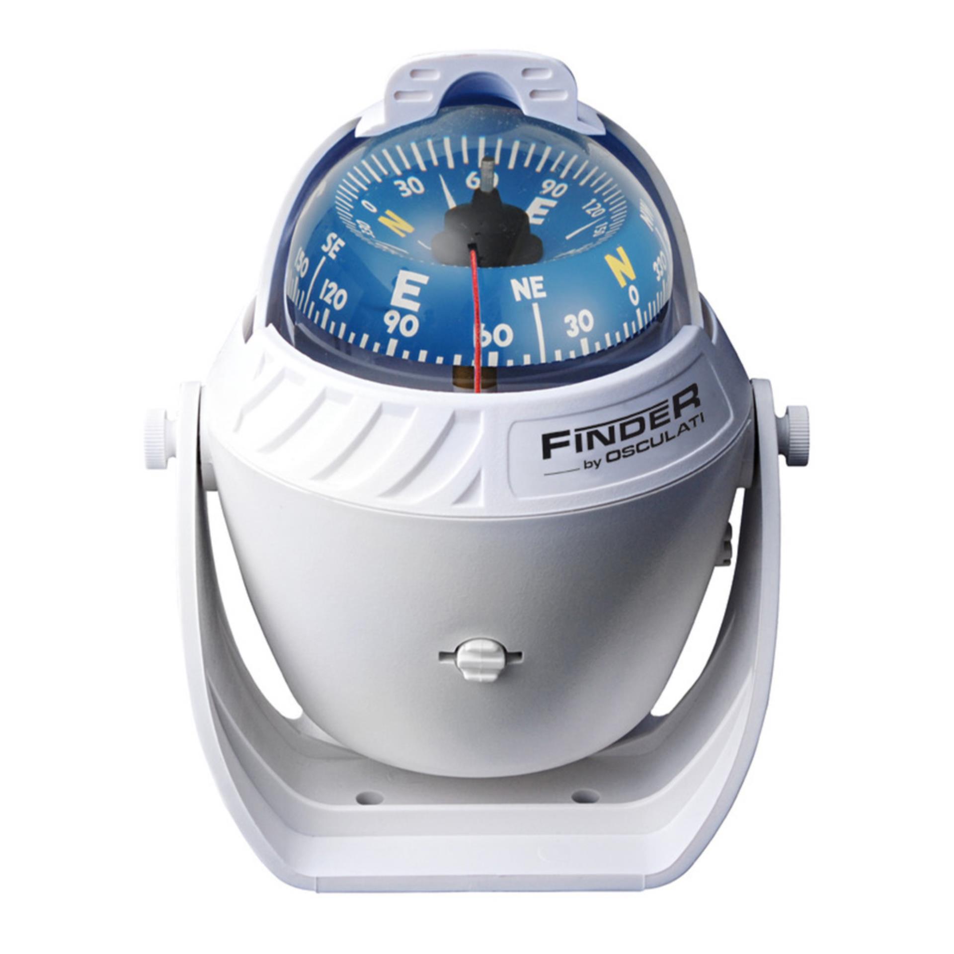 Osculati Finder Kompass 2" 5/8 mit Bügel weiß / blau